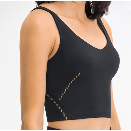 Crop Tank Camisole Sport BH för kvinnor