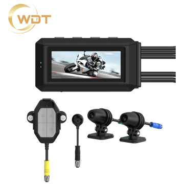 Motorcycle DVR Dash Cam: 1440P WiFi GPS HDR Dual 1440P 2K 1080P@60FPS