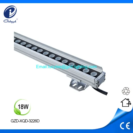 18W DMX512 controll aluminum led facade linear light