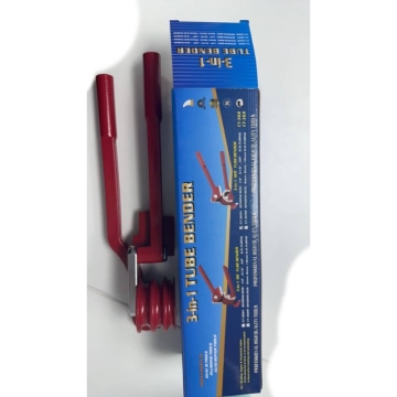 Glosok Manual Tube Bender for AC Parts - 180 Degree Bending Tool (1/4, 5/16, 3/8)