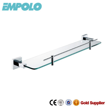 Square Shape Clear Glass Display Shelf Accessory From Bath Towel 936 07