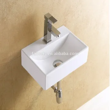 Grade AAA Wall Mounted Rectangular Ceramic Washing Sink