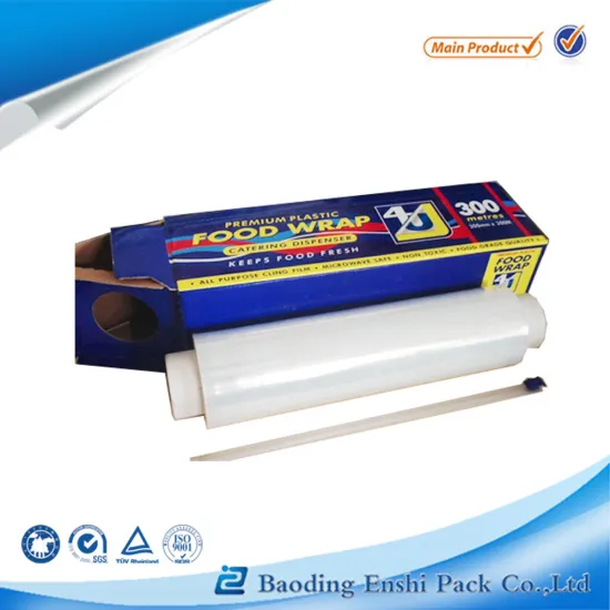 plastic material and cling film for food use