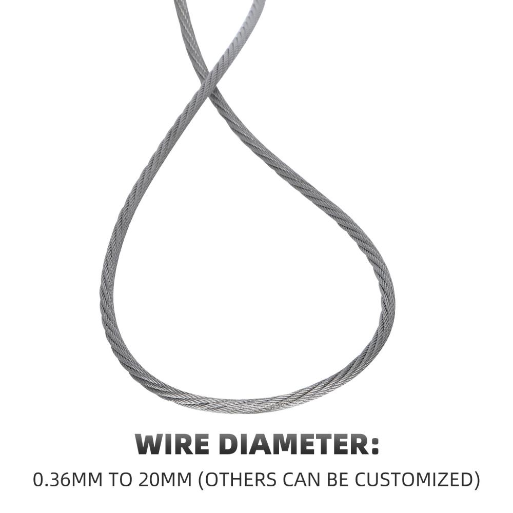 stainless steel wire rope jointless structure