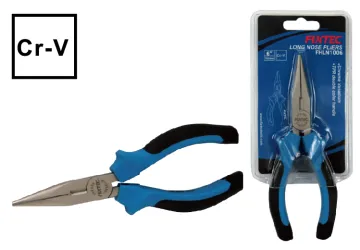 6" hand tools chrome vanadium long nose pliers