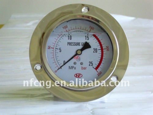 CNG Compressor Pressure gauge 0 -25MPa