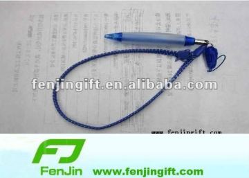 zipper lanyard with pen