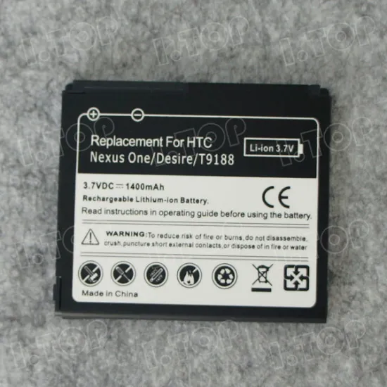For HTC Nexus one Desire battery,3.7V 1400mAh, Made in china