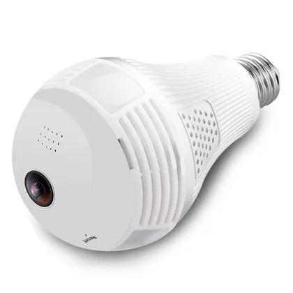 Panoramic CCTV IP Camera Light Bulb Camera