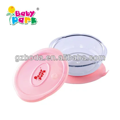 plastic baby sucker bowl