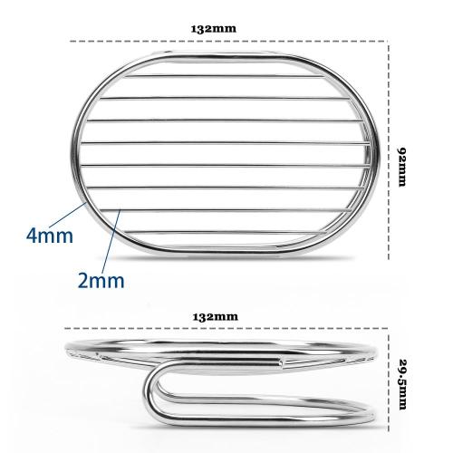 Commercial Bathroom Stainless Steel Soap Rack