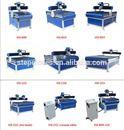 Newest style 1224 1500w Advertising 3d cnc router, T slot smart CNC Router