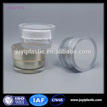 plastic cosmetic container mini plastic acrylic cream jar ,15g 30g acrylic cosmetic jar for skin care lotion