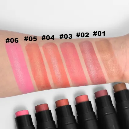 Solid Highlight Color Powder Blusher Stick Rouge