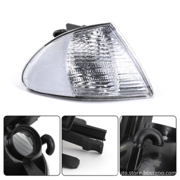 White Car Front Right Side Turn Signal Corner Marker Light for BMW 3 Series E46
