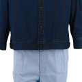 Man's Fashion Long Summer Denim Jacket