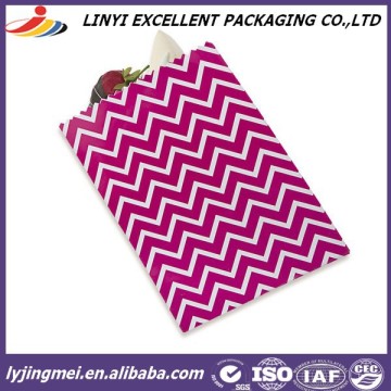 OEM pattern accepted flat bottom custom paper bag