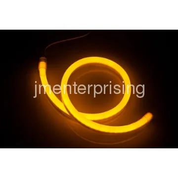 Round Yellow LED Neon flex Light