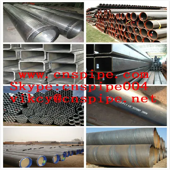 ERW steel pipe with low price