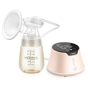 light pink suction breast pump