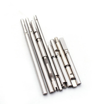 CNC Turning Machining Precision Metal Parts: Linear Shaft Steel Shaft
