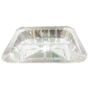 Jumbo Tin Foil Shallow Roasting Tray, 1,800mL Cubage, Customized Orders Accepted