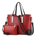 Alligator Pattern Shoulder Handbags Set For Women