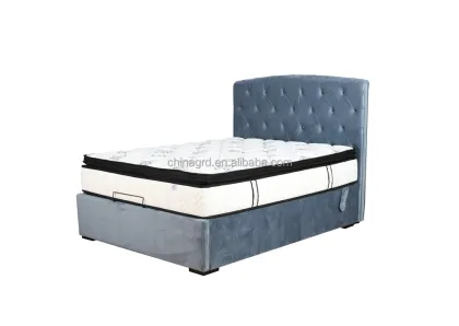 New Design Leather Platform Smart King Size Bed for Bedroom Sets