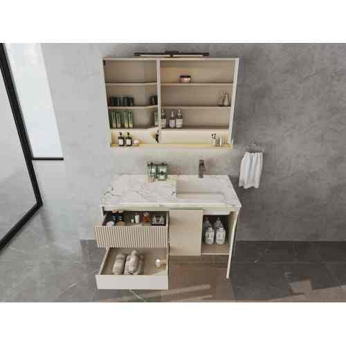 Современная организатор шкафа для ванной комнаты из нержавеющей стали