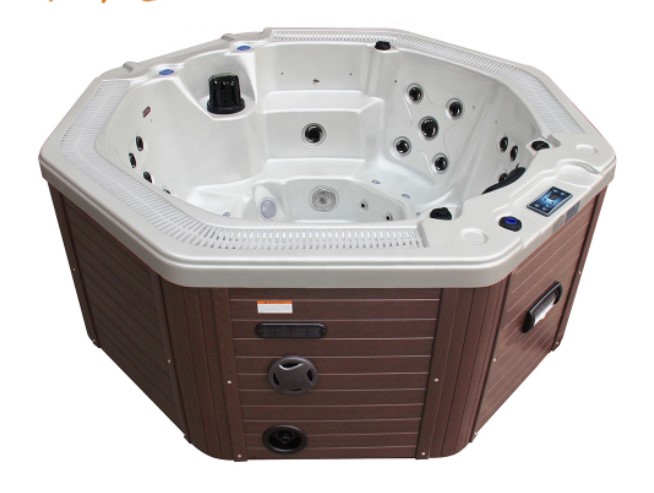 7 person Big Acrylic octagonal hot tub