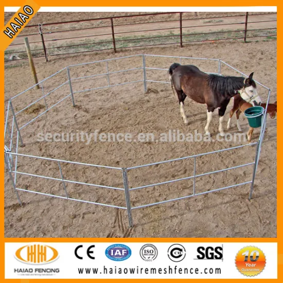 china customized cheap galvanized pipe horse fence panels for farm