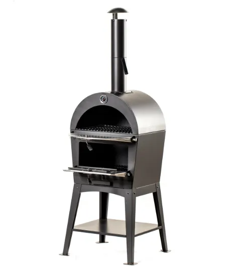Smokeless BBQ Smoker Pizza Oven   3-in-1 Charcoal Outdoor Pizza Baking Oven