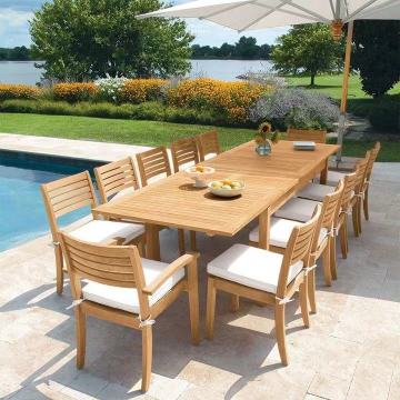 Best Quality Waterproof Teak Wood Outdoor Dining Table