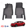 Asiento de tesla modelo 3 esteras de piso frontales