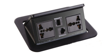 Impact gas support electric power socket outlet