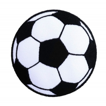 Patchs de broderie de mode de football de football coudre le fer