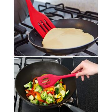 Non-stick Premium Silicone Kitchen Slotted Turner Spatula