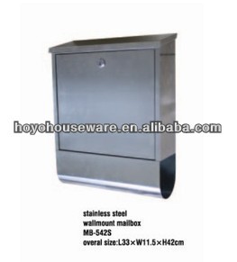 stainless steel door mail box