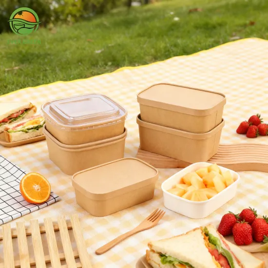 Work Meal Packaging Kraft Paper Box