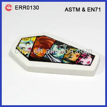 COOL ERASER IN COFFIN SHAPE