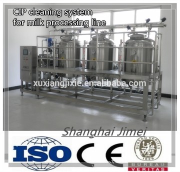 Sistema de limpieza CIP para la línea de producción de leche