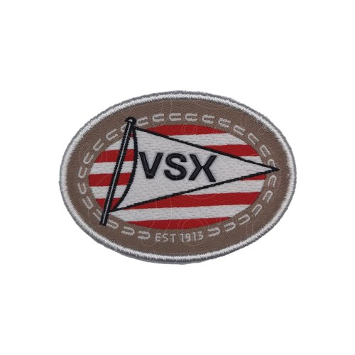 Label frekuensi tinggi dengan logo bersulam