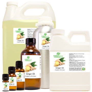 Aceites esenciales de aroma de aroma a granel de caña a granel Masaje de drenaje linfático Ginger Oil para el cuidado del cuerpo