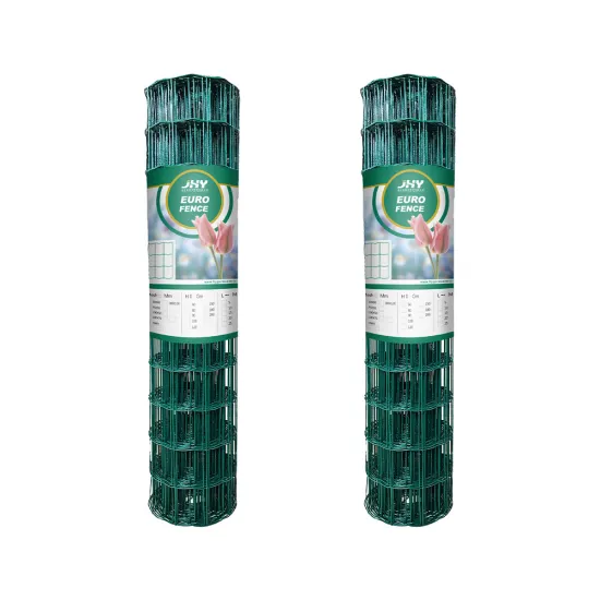 2x2 Inch PVC Coated Wire Mesh Fence: Custom YardLink Euro Style Products in Hot Sale