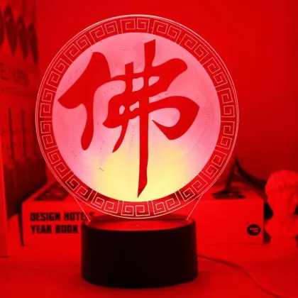 3D Buddha Atmosphere Night Light: Creating Serene Illumination for Your Space