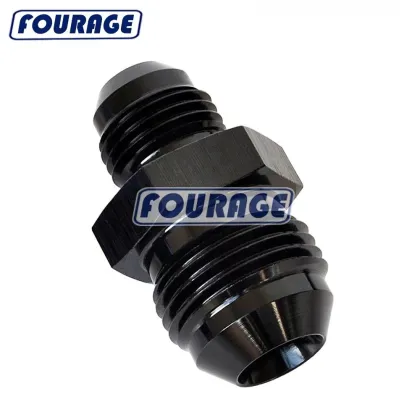 CNC Machined Aluminum AN to AN Flare Reducer Fitting