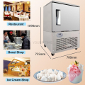 Commercial 5 Trays Refrigerator Upright Blast Freezer for Ice Cream and Meat