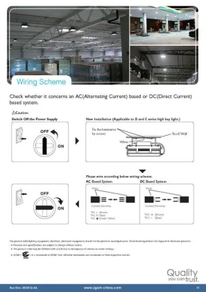 Energy Saving 60hz Led High Bay Lights 4000k , Led High Bay Lamp