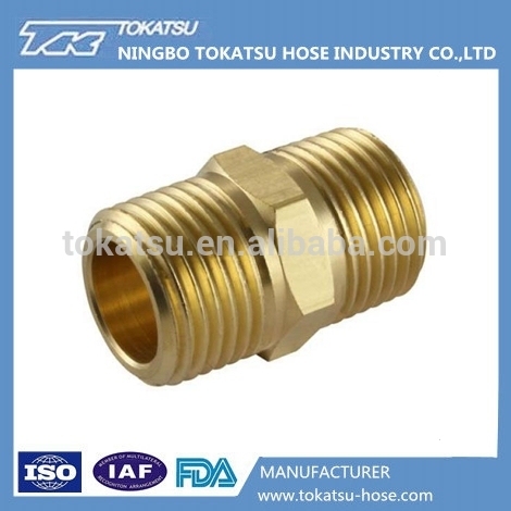 EQUAL MALE THREAD, BSPP X BSPP BRASS ADAPTOR