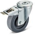 high quality Bolt Hole Double Brake Casters